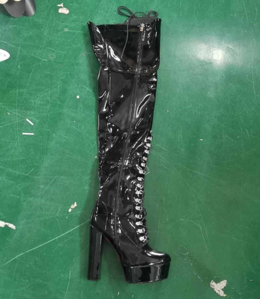 Black Chunky Heel