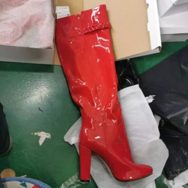 Red Knee Boots