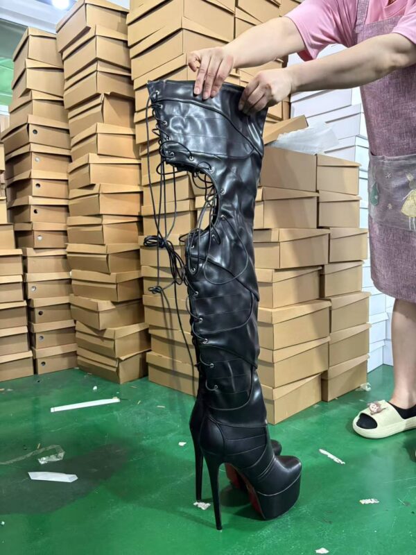 Lace Back Boots - Image 3