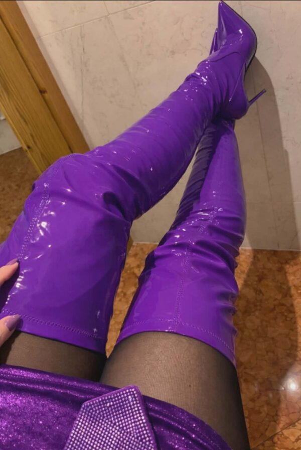 Purple boots