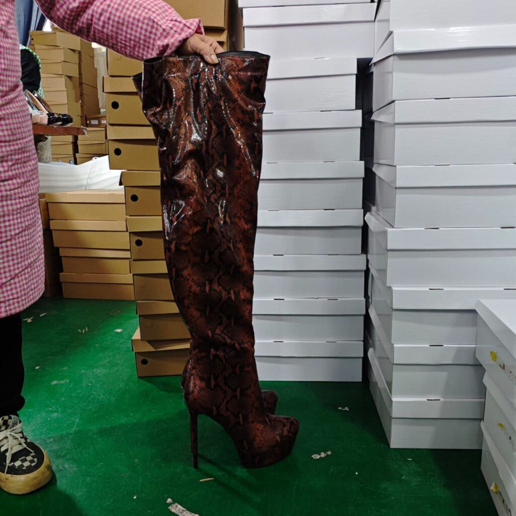 Brown Snake Boots
