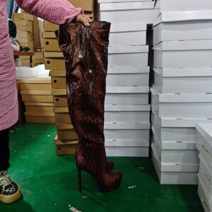 Brown Snake Boots